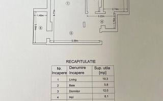 TATARASI/MOARA DE VANT - BLOC NOU INTABULAT - ETAJ 2/3 - 2 CAMERE - Poză 6