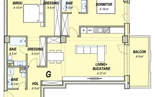 Apartament 3 camere | 134 mp | Iancu Nicolae Residence 5 - Forest II - Poză 11