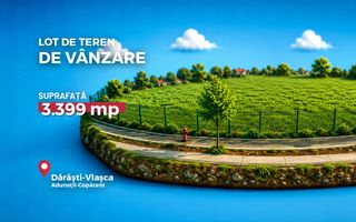 Teren intravilan – Adunatii Copaceni | 3.399 mp | Ideal investitie - Poză 8