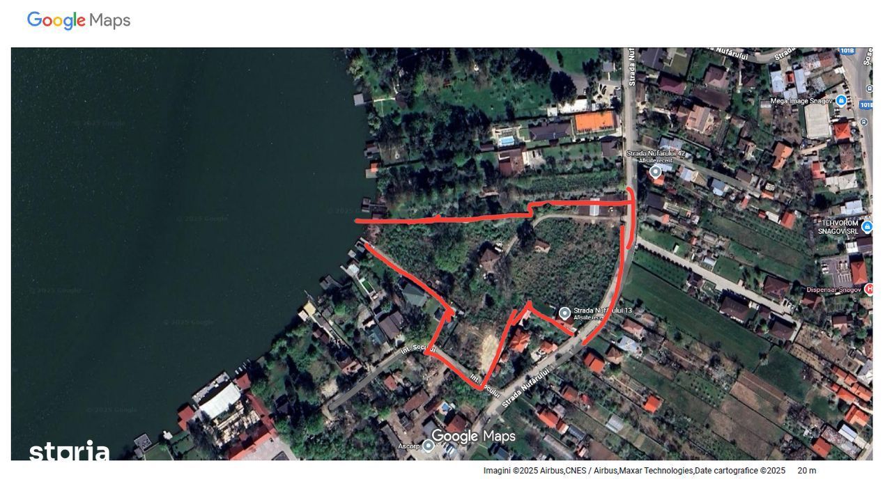 Proprietate unica Lacul Snagov - teren generos si vila interbelica - Poză 1