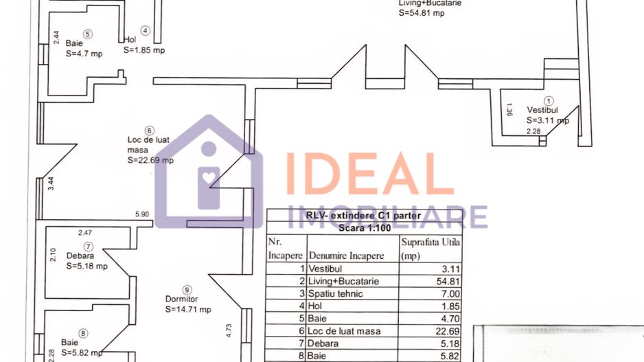 Casă Individuală de Vânzare | In Cisnădioara | 900 mp teren | 187 mpu - Schiță 21
