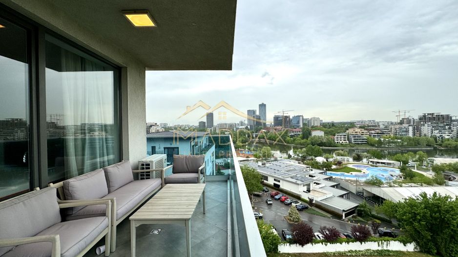 4 rooms apartment - 122 sqm/ Rented/ 1 Parking / Floreasca - Lake View - Poză 9