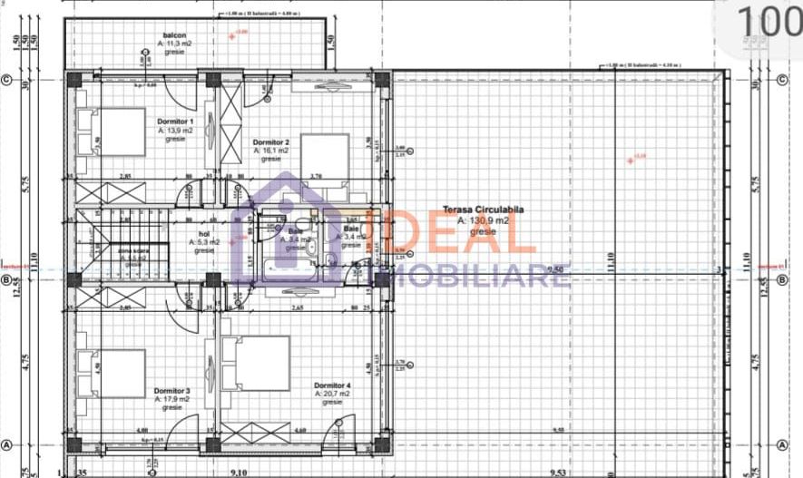 Casa  Exclusivista cu piscina si 1200 mp de teren, in Cisnadie - Schiță 15
