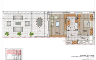 2 camere decomandate cu Terasa Comision 0-Finalizare Rapida - Schiță 8