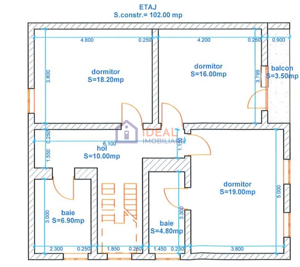 Casa Individuala cu 7 camere Mobilata si Utilata, zona Turnisor - Schiță 32