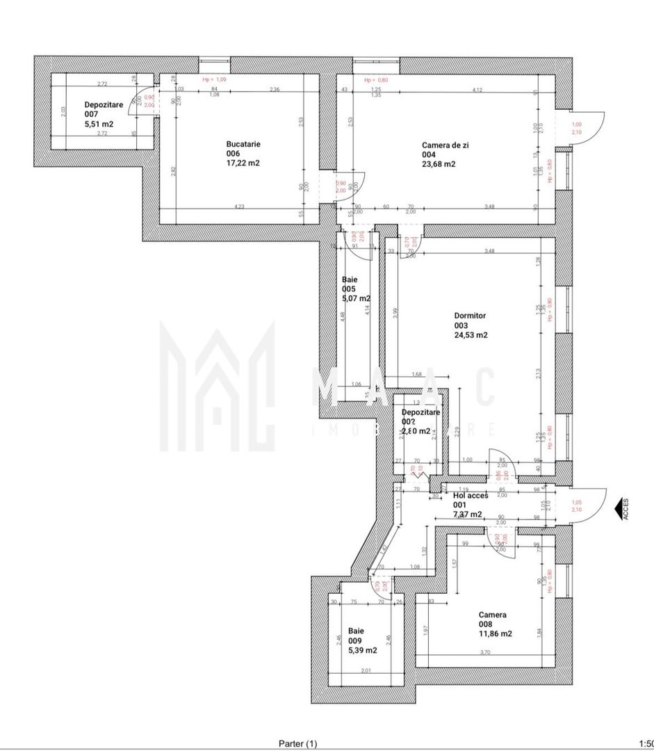 Apartament la casa 3 Camere I Zona Centrala - Poză 13