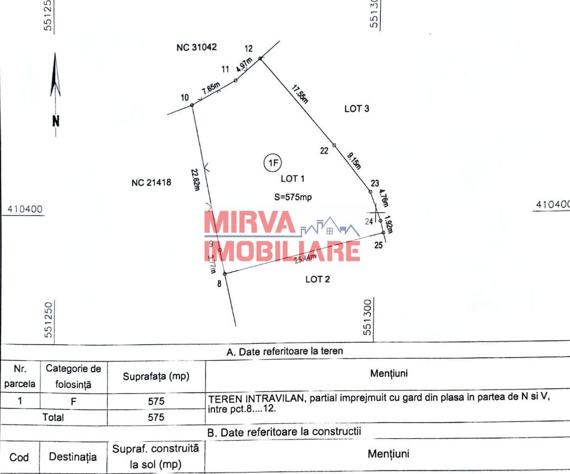 Teren intravilan 575 mp in Breaza de Jos | 2 deschideri - Schiță 11