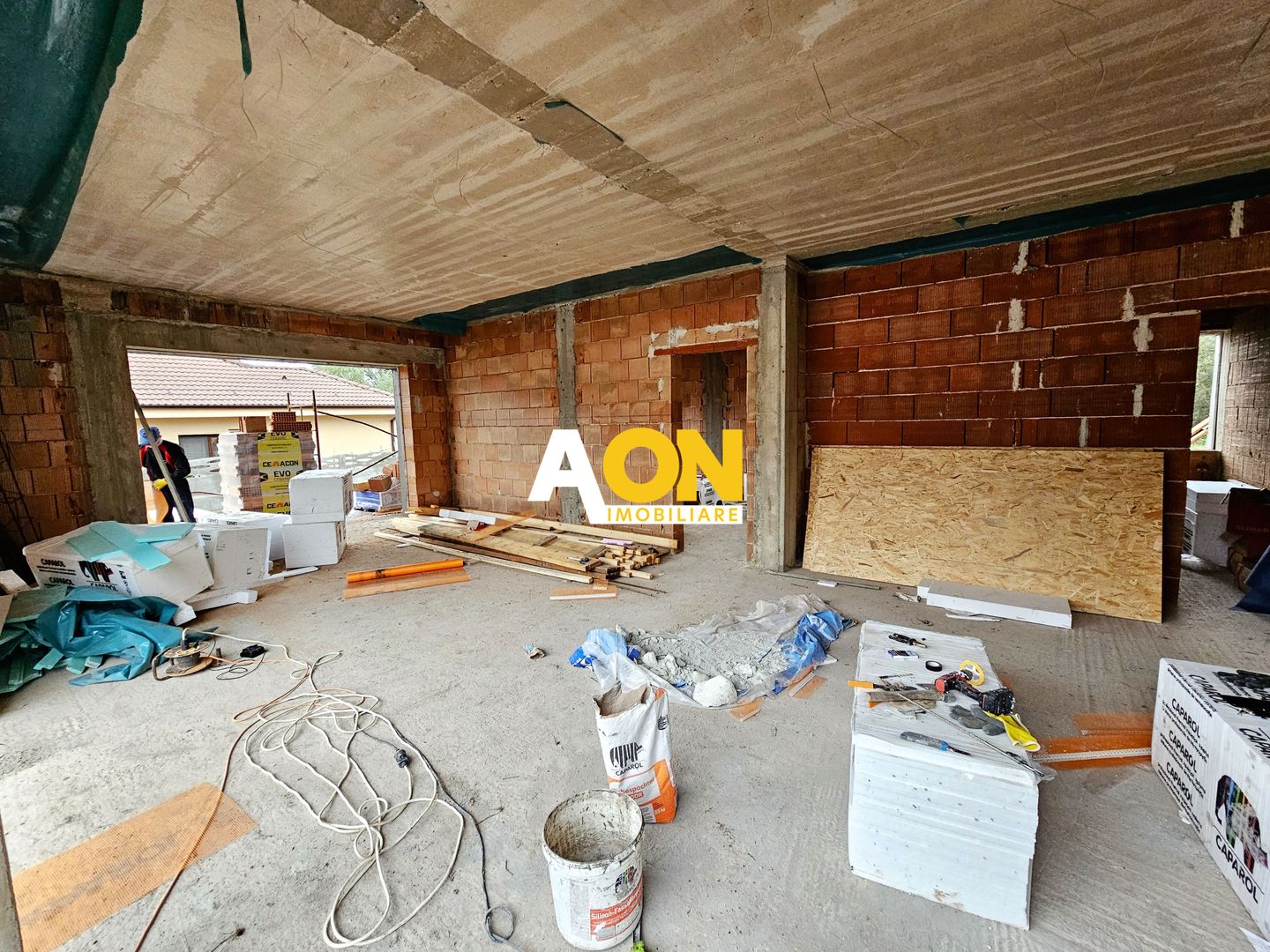 Casa nouă 123 mp utili, semifinisată, 535 mp teren, pod mansardabil - Poză 6