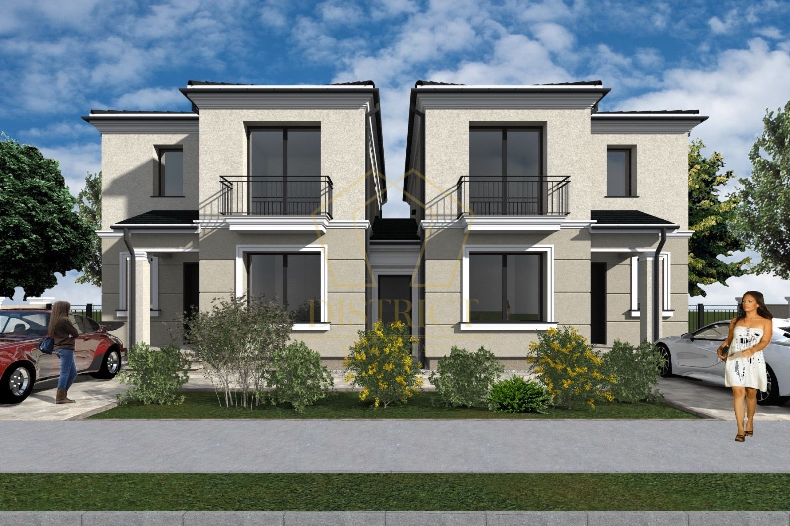 Duplex modern cu 5 camere despartit prin camera tehnica I Mosnita Noua - Poză 3