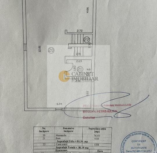 Băneasa Park | Casă Semimobilată de Vânzare - Schiță 16