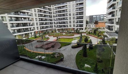 Apartament de închiriat 2 camere Nusco City Pipera | Vedere către grădina