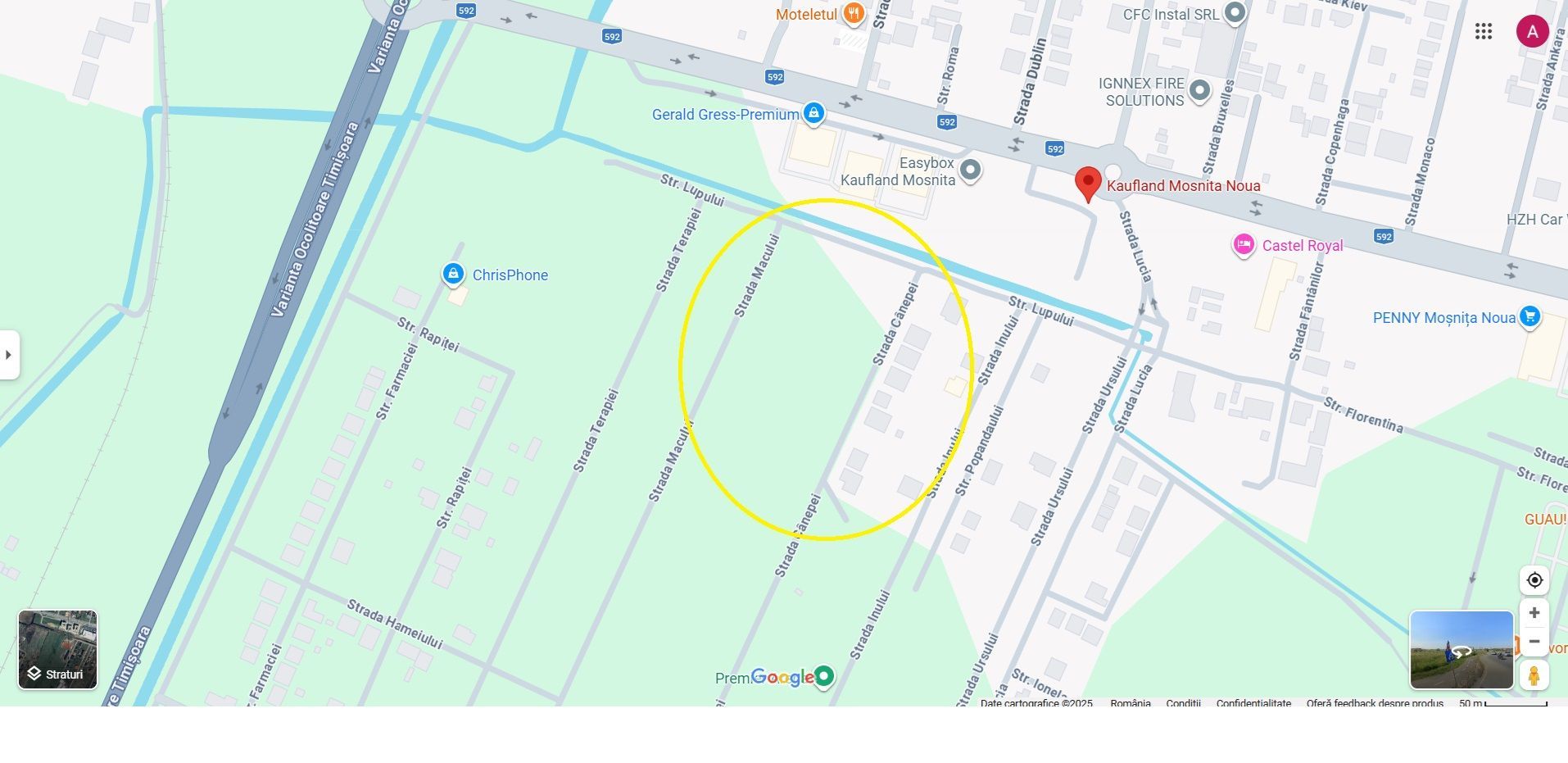 Moșnița – Kaufland | Teren intravilan | 611 mp | Utilități aproape - Poză 2