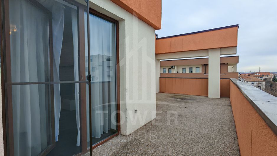 Penthouse 100 mp, terasă generoasă- vedere panoramică, compartimentare excelenta - Poză 15