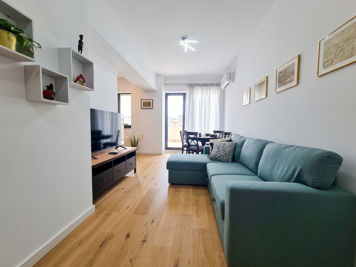 2 camere | 12 mp terasa | etaj 7 | rondul OMV Pipera | Parcare - Poză 1