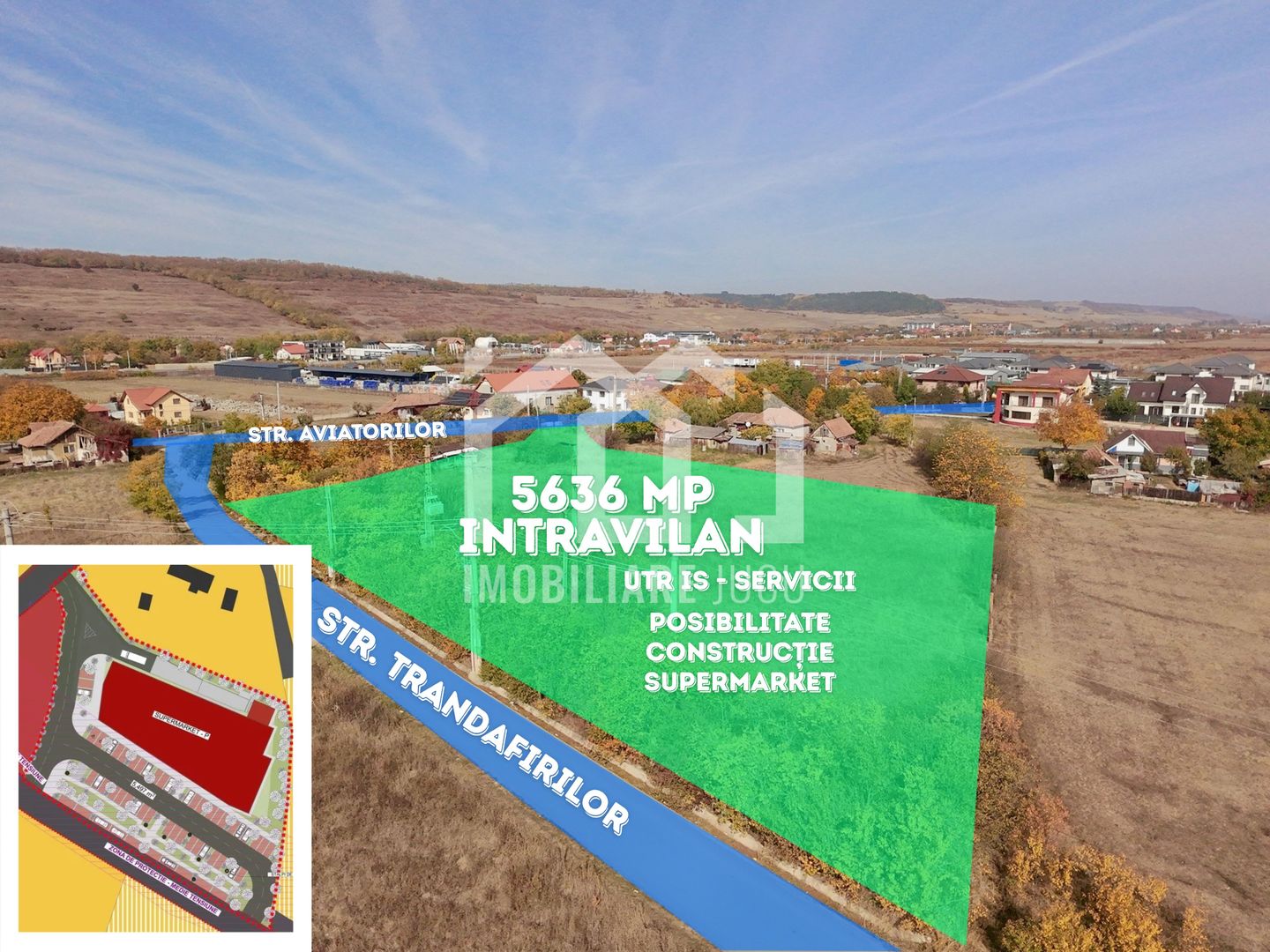 Teren intravilan 5.636 mp UTR Is – Jucu de Mijloc - Comercial/Servicii - Poză 1