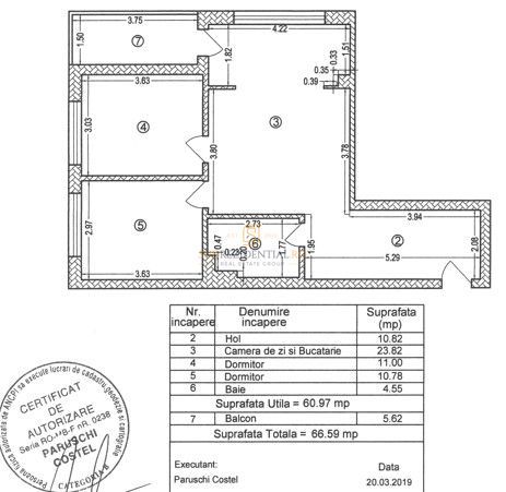 Apartament 3 camere de inchiriat, Cartierul Solar, loc de parcare - Poză 29