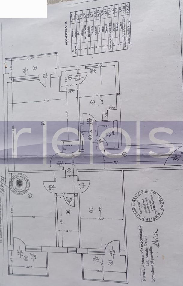 DE VANZARE AP 3 CAMERE 120 MP CISMIGIU 3 BALCOANE - 2 BAI | CIRCULAR - Poză 11