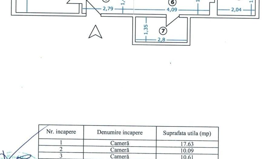 Apartament de 3 camere decomandat – vedere liberă spre Piața Victoriei - Poză 7