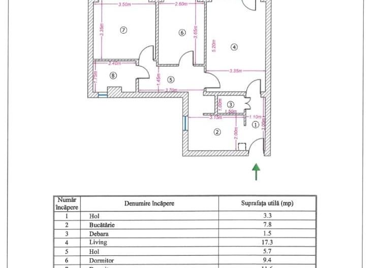 Apartament 3 camere de vanzare  Gorjului - Poză 15