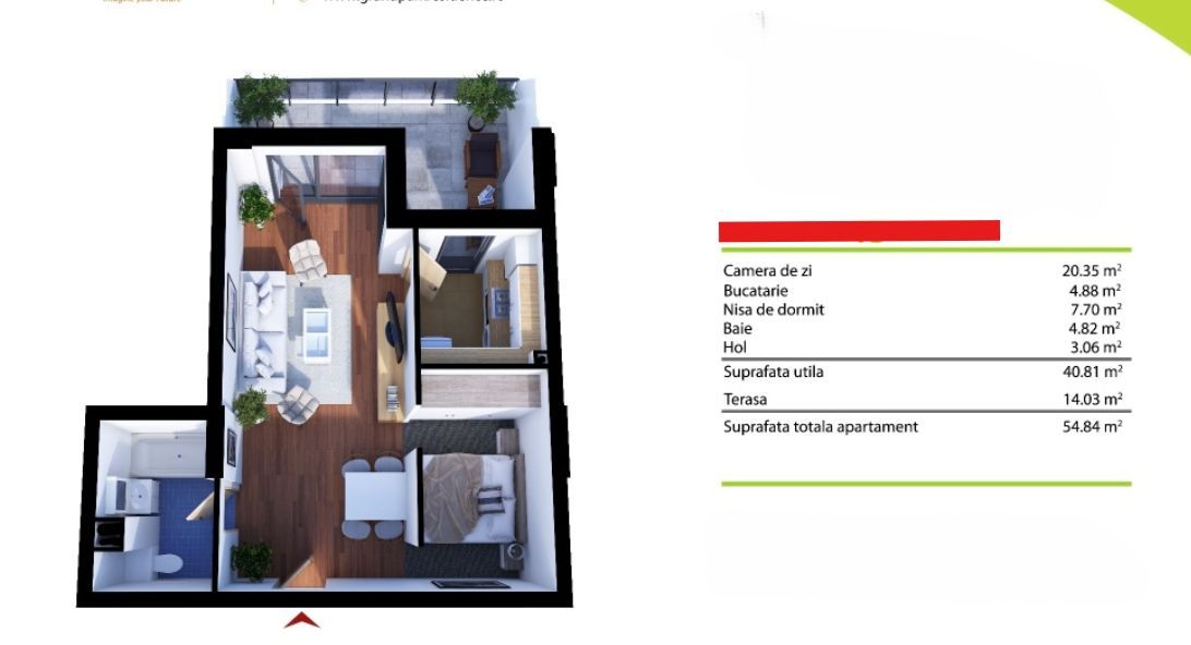 Apartament ideal pentru investiție - Sopor! - Schiță 11