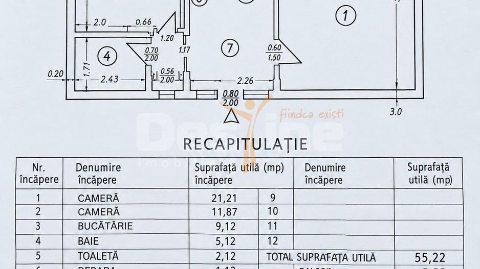 APARTAMENT 2 CAMERE DECOMANDAT RENOVAT - Poză 2