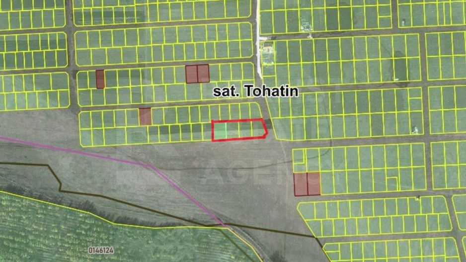Vânzare, teren pentru construcție, 6 ari, strada Măceșilor, Tohatin - Poză 1