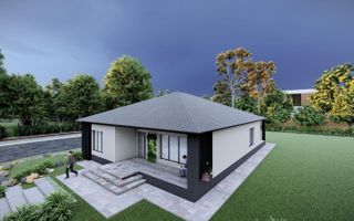 Casa parter moderna | 95 mp utili | 356 mp teren | Incalzire in pardoseala - Poză 2