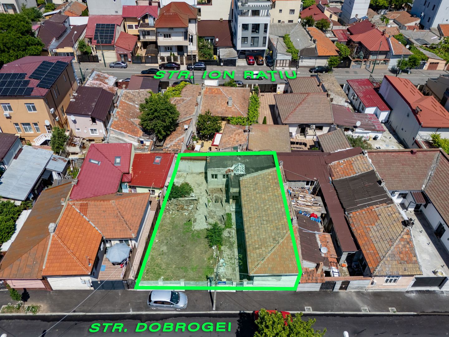 Teren 339 mp, orientare Sud | Deschidere 17,69 m | Str Dobrogei nr. 42 - Poză 2