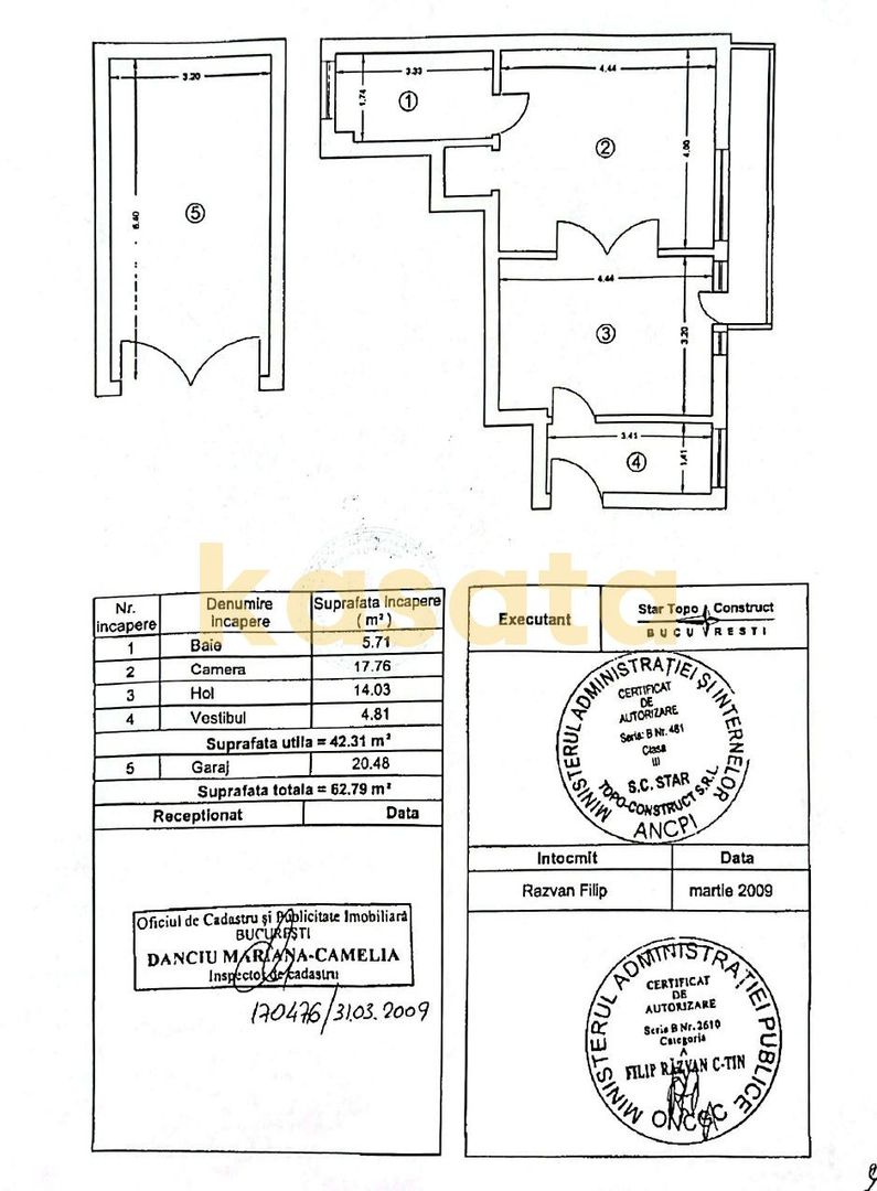 Apartament 2 camere Dorobanți cu garaj – oportunitate rară - Schiță 10