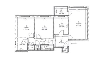 Apartament cu 3 camere | Olimpia-Stadion | Complex - Poză 2