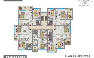 Apartament 2 camere, 63 mp, etaj 1 din 3, Militari - Pacii - OMV Iuliu Maniu - Schiță 3