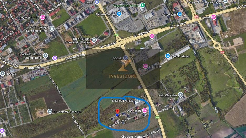 Teren intravilan Oradea str Theodor Pallady - Poză 1