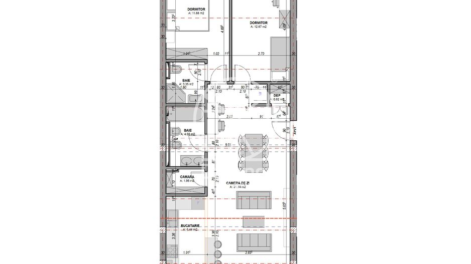 Apartament 3 camere - aer conditionat, 2 bai (NCL-COL-ap.21) - Poză 8