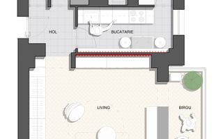 OPORTUNITATE | STUDIO MODERN | BLOC 1986 | COLENTINA |CENTRALA PROPRIE - Schiță 13