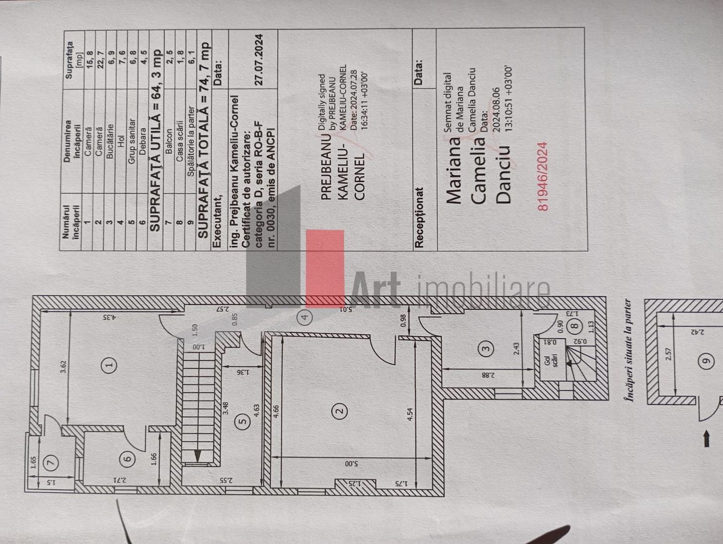 Apartament 2 cam. in vila - Poză 6