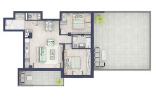 Apartament 3 camere | Balcoane/Terase 31.8 mp | Turnisor - Poză 1