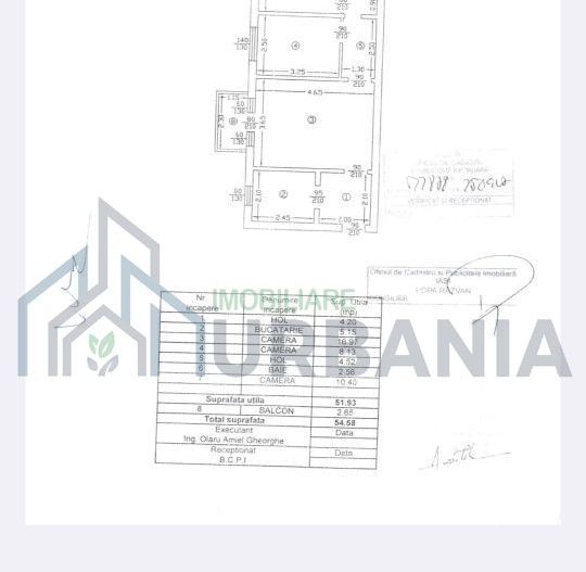 Apartament 3 camere semidecomandat, Alexandru cel Bun, spre Zimbru – 98.000 Euro - Poză 8