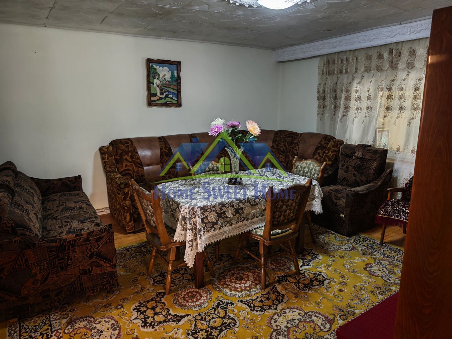Casa Ghelari, 3 camere, 678mp, baie, buc., termopane, curte si gradina - Poză 10