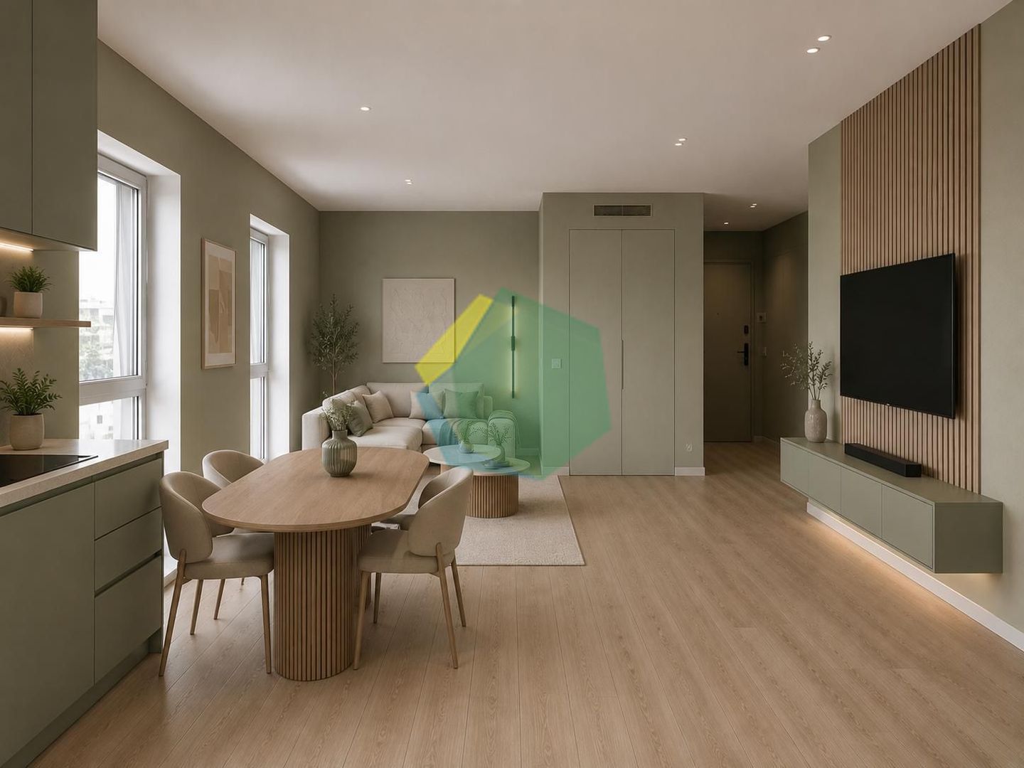 3 Camere Spațioase într-un Bloc Exclusivist - Poză 3