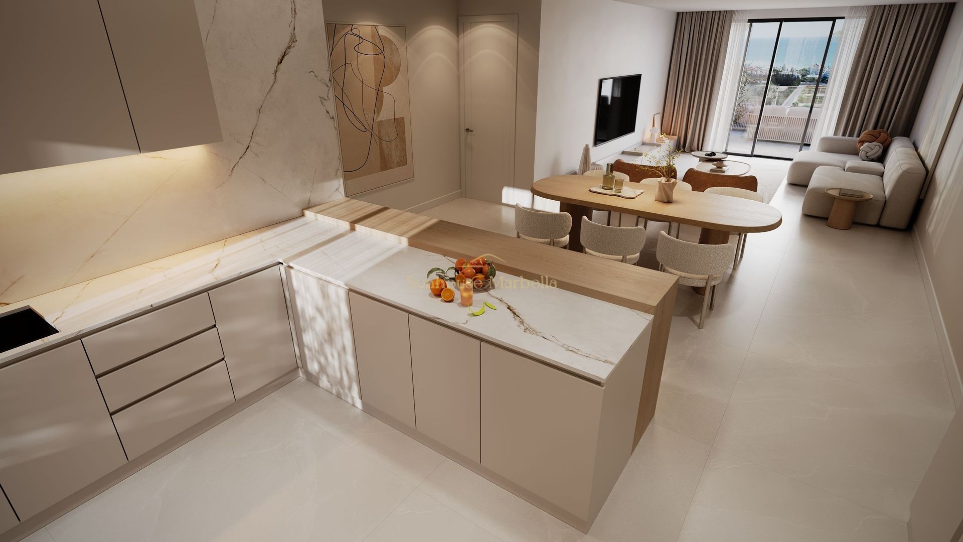 Apartament 2 Dormitoare Parter, New Golden Mile - Poză 13