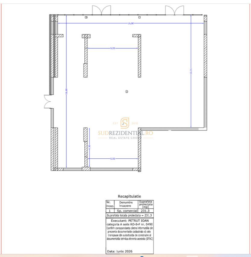 Spatiu comercial de inchiriat in Venus Arena Residence, Sector 4 - Schiță 9