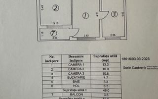 Apartament 3 cam Micro 38 ,et 3,mobilat si utilat - Poză 8