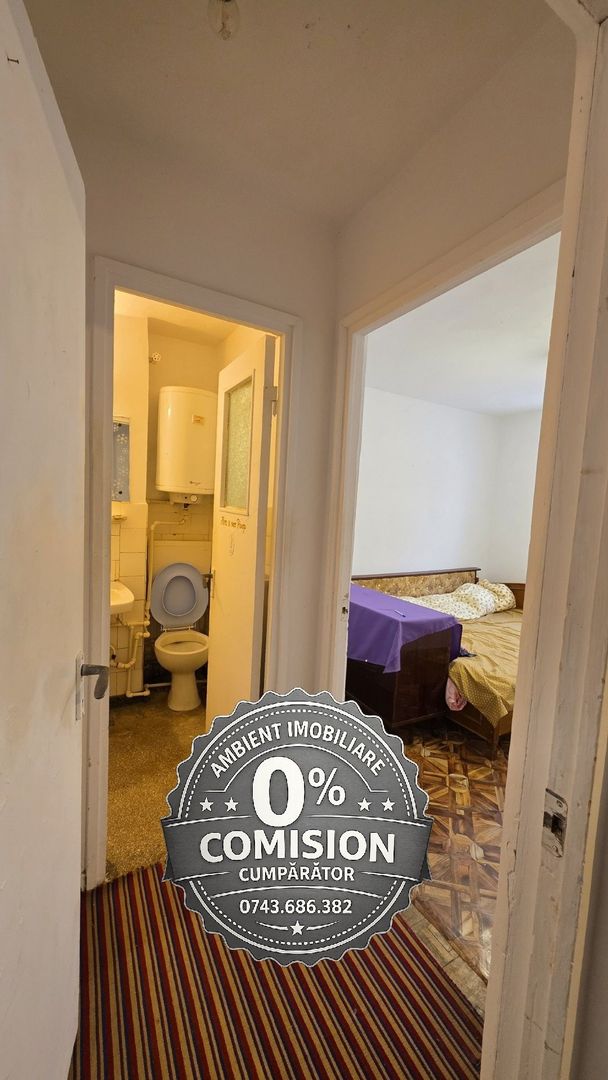 Apartament cu 2 camere, etaj 3, VASLUI zona COPOU - Alecsandri; - Poză 9