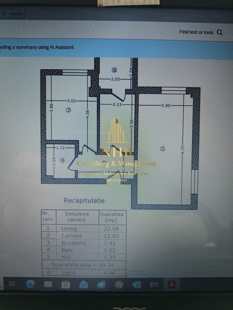 Apartament 2 CAM, MOBILAT si UTILAT- totul NOU - Poză 6