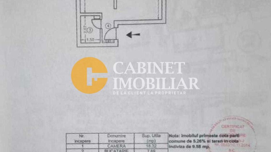 CANTA - 1 CAMERA - MOBILAT SI UTILAT - Schiță 7