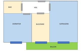 AP. 2 CAMERE COLENTINA, PRIMA INCHIRIERE, PARCARE, BLOC NOU, CENTRALA - Schiță 8