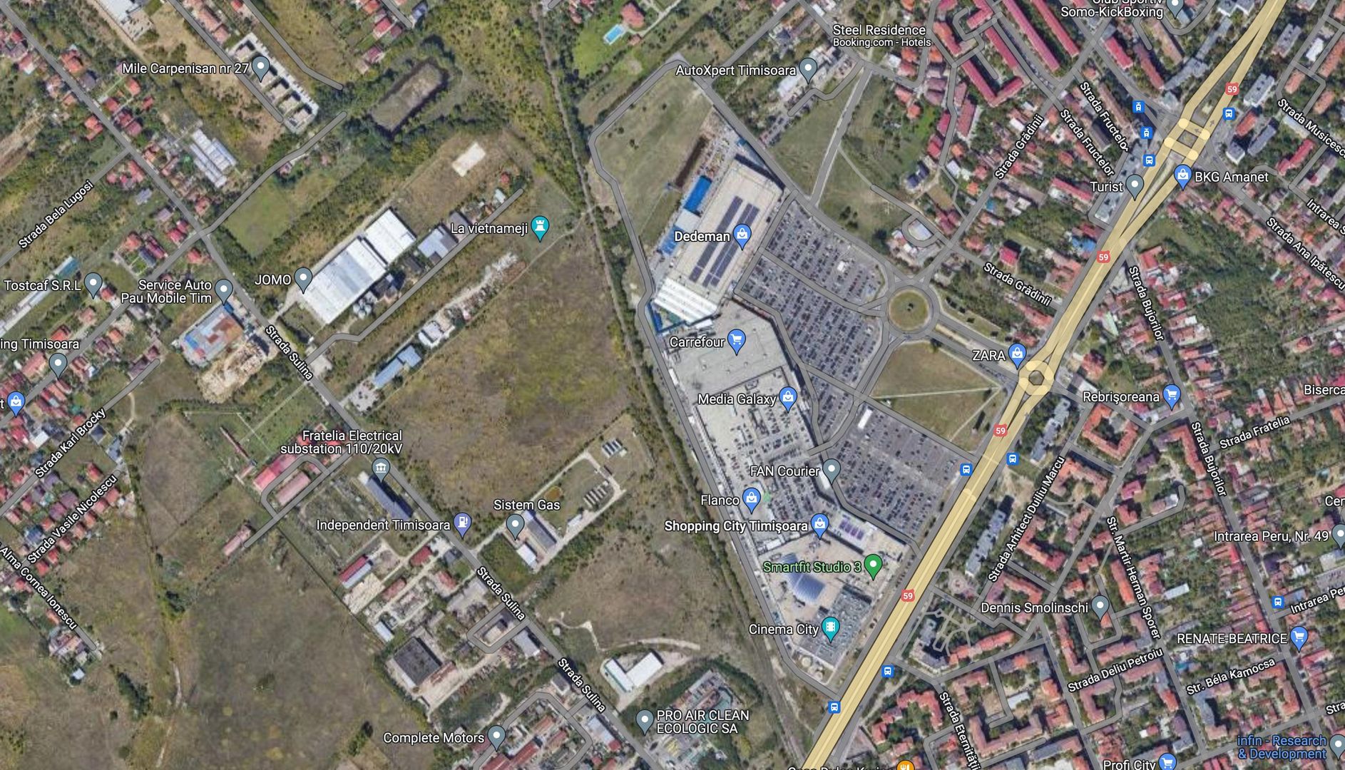 INTRAVILAN Timisoara | 23.000 mp, FS 80 m | Hale & Servicii - Poză 2