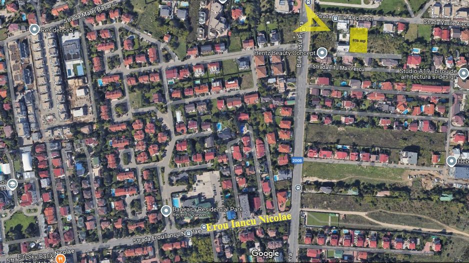 Teren 936 mp | Iancu Nicolae - Pipera | Super Pozitie | - Schiță 5