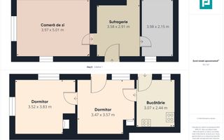 Casă cu 2 corpuri și 4 camere în Tauț - Poză 8