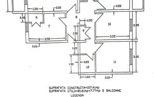Apartament cu 4 camere, etaj 3, mobilat și utilat, VASLUI - GARĂ; - Poză 11
